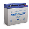 POWER SONIC 12V 18Amp Sla Battery Nb2 Terminal Sealed Lead Acid