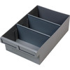 FISCHER PLASTIC Grey 300Mm Large Parts Tray Storage Drawer With Dividers