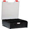 STORAGETEK Abs Large Case With Clear Lid Black