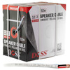DOSS 152M 12Awg 2Core Speaker Cable 500Ft Roll Lszh Reelex White/B