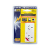 HPM 2-Way Surge Protector Double Adaptor Hpm