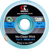 CHEMTOOLS 2.5Mm X 1.5M Soder Wick Braid Chemtools #4 Blue No Clean