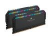 Corsair DOMINATOR® Platinum RGB 32GB (2x16GB) DDR5 UDIMM 5600Mhz C36 1.25V Black Desktop PC Gaming Memory