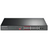 Mercusys MS118CP 16-Port 10/100Mbps + 2-Port Gigabit Rackmount Switch with 16-Port PoE+