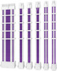 Antec PSU -  Sleeved Extension Cable Kit V2 - Purple / White. 24PIN ATX, 4+4 EPS, 8PIN PCI-E, 6PIN PCI-E, Compatible with Standard PSU (LS)