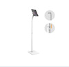 Bratech Height Adjustable Universal Anti-TheftTable Floor Stand compatible with7.9'-11' Tablets-White 220x300x1325mm Anti-Theft Locking Screw(LS)