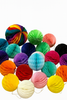 20 x Paper Honeycomb Ball – Random Colour & Random Size – Party / Event Decor 10cm-30cm