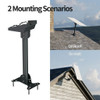 Starlink Gen 3 Adjustable Pivot Mount For Metal Roof & Wall Mounting