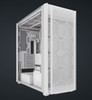 Corsair iCUE LINK 9000D RGB AIRFLOW Super Full-Tower PC Case - White, 698×307×698mm, GPU 580mm, 6x 2.5', 5x 3.5', rad 480mm, 2x USB-C 180mm CPU Cooler