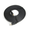 8Ware Flat HDMI Cable 2m - V1.4 19pin M-M Male to Male Gold Plated 3D 1080p