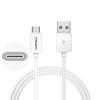 PISEN USB-C to USB-A Cable (1M) White -Data Transfer 480Mbps,Durable and Flexible,Samsung Galaxy,Apple iPhone,iPad,MacBook,Google,OPPO,Nokia
