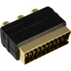 RESI-LINX PA4230 RCA SOCKETS TO SCART PLUG SCART VIDEO ADAPTOR
