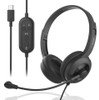 Verbatim ClaritySound Headset With USB-C Clear Sound, Comfort,Reduce Background Noise.Ideal for Office, Education, Business