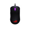 ASUS ROG Harpe Mini Core Gaming Mouse - Black wired USB ROG Micro Switch II 1000Hz RGB LED AURA Sync paracord cable