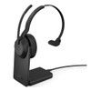 Jabra  Evolve2 55 USB A MS Teams Mono Stand, Active Noise Cancellation (ANC), Link 380 Bluetooth® Adapter ,30m Wireless Range, 18 Hours Battery Life