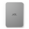 LACIE MOBILE DRIVE V2 EXTERNAL PORTABLE 1TB USB-C MOON SILVER 3YR