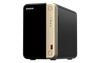 QNAP 2-BAY NAS 3.5"(0/2) CEL QC-2.9GHz 8GB 2.5GbE(2) M.2(2) PCIe TWR 3YR WTY