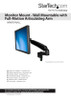 STARTECH WALL MOUNTABLE DUAL MONITOR ARM