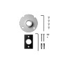 SHURE (A900-S-PM) POLE MOUNT KIT SQUARE NO COVER