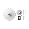 SHURE (A900W-R-PM) POLE MOUNT KIT ROUND WHITE COVER
