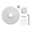 SHURE (A901W-R-PM-3/8IN) 3/8" POLE MOUNT KIT MXA901 ROUND WHT