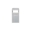 Kingston DataTraveler Micro DTMC3G2 128 GB USB 3.2 (Gen 1) Type A Flash Drive - Silver - 200 MB/s Read Speed
