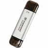 Transcend ESD310 2 TB Portable Solid State Drive - External - Silver - USB 3.2 (Gen 1) Type C - 1050 MB/s Maximum Read Transfer Rate - 1