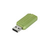 Verbatim PinStripe 32 GB USB 2.0 Type A, USB 3.2 (Gen 1) Flash Drive - Eucalyptus Green - 12 MB/s Read Speed - 5 MB/s Write Speed