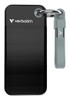 Verbatim Pocket 1 TB Portable Rugged Solid State Drive - M.2 External - Black, Grey - Desktop PC, Notebook Device Supported - USB 3.2 (Gen 2) Type C - 1000 MB/s Maximum Read Transfer Rate