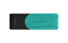 DataTraveler Exodia S USB Flash Drive - USB 3.2 Gen 1 - 128GB - Black/Turquoise