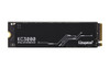 Kingston KC3000 512 GB Solid State Drive - M.2 2280 Internal - PCI Express NVMe (PCI Express NVMe 4.0 x4) - Desktop PC, Notebook Device Supported - 400 TB TBW - 7000 MB/s Maximum Read Transfer Rate - 5 Year Warranty