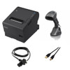 TM-T88VII-612 DESKTOP DIRECT THERMAL PRINTER + GRYPHON I GD4520, KIT, 2D MPIXEL IMAGER, USB-ONLY, BLACK