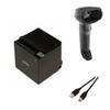 TM-M30III MOBILE POS DIRECT THERMAL PRINTER + LS2208 BLACK WITH STAND USB KIT