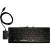 Black Cleanwipe Pro Keyboard - Black RDR-80532BKU WAVE ID Plus Mini V3 USB SDK Reader - Left Side w/ Card Reader Mount. Incl. Key Fitted Silicone Cover