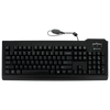 Clean Wipe Pro Medical Grade Keyboard w/ Key Locking Function - Dishwasher Safe US English - ANSI FORMAT - QWERTY Black Magnetic USB Cable Black Base Black Key Caps