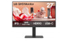 LG 27BA65QB-B 27IN QHD 2560x1440 IPS MONITOR HDMI DP USB-C RJ45 HAS PIVOT KVM SPK VESA 3 YEARS WARRANTY
