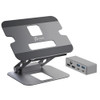 j5create JTS427 USB Type C Docking Station for Tablet PC, Notebook - Charging Capability - Space Gray - 2 Displays Supported - 4K, Full HD - 3840 x 2160, 1920 x 1080 - 3 x USB Ports - 2 x USB Type-A Ports - USB Type-A - 1 x USB Type-C Ports - USB Type-C - 1 x RJ-45 Ports - Network (RJ-45) - HDMI - Wired - Gigabit Ethernet - 100W