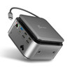 j5create JCDP4140 Docking Station for Notebook, Tablet, Smartphone, Workstation, MacBook - Charging Capability - Memory Card Reader - SD - 163 W - Space Gray - Desktop - 2 Displays Supported - 4K @30Hz, 4K @ 60Hz - 3840 x 2160 - 8 x USB Ports - 2 x USB 2.0 - 4 x USB Type-A Ports - USB Type-A - 4 x USB Type-C Ports - USB Type-C - 1 x RJ-45 Ports - Network (RJ-45) - HDMI - Wired - Gigabit Ethernet - Windows 10, Windows 11, Mac OS X 10.14 Mojave - 100W