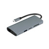 Adesso USB Type C Docking Station for TV, Projector - Charging Capability - Memory Card Reader - SD - 2 Displays Supported - 4K @ 60Hz, 8K @ 30Hz - 3840 x 2160, 7680 x 4320 - 4 x USB Ports