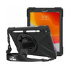 Strike Rugged Case with Hand Strap and Lanyard For Apple iPad 10.2 (7th Gen 8th Gen 9th Gen)