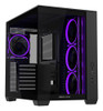 ASUS A32 PLUS Black ATX case offers support for 360mm radiators and 420mm graphics cards with Black or White color options four pre-installed ARGB fans and clean cable management.