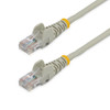 StarTech.com 5m Cat5e Patch Cable with Snagless RJ45 Connectors - Grey - 5 m Patch Cord - Make Fast Ethernet connections with PoE support - 5 meter Cat 5e Cable - 15ft Ethernet Cable - Cat5e Patch Cord - Snagless Cat5e Cable - 5 m Grey Cat5e Snagless