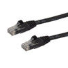 StarTech 15m CAT6 Ethernet Cable - Black Snagless Gigabit - 100W PoE UTP 250Mhz Category 6 Patch Cord UL Certified Wiring/TIA - 15m Black CAT6 Ethernet cable delivers Multi Gigabit 1/2.5/5Gbps & 10Gbps up to 160ft - 250Mhz - 24 AWG stranded 100% copp