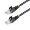 StarTech.com 7m Black Cat5e Patch Cable with Snagless RJ45 Connectors - Long Ethernet Cable - 7 m Cat 5e UTP Cable - Make Fast Ethernet connections with PoE support - 7m Cat5e Patch Cable / Cat 5 Ethernet Cord / Cat5e Network Cable / Cat5e UTP Cable 