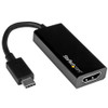 StarTech - USB-C to HDMI Adapter - 4K 30Hz - Black - USB Type-C to HDMI Adapter - USB 3.1 - Thunderbolt 3 Compatible - Cable for Audio/Video Device, Chromebook, MacBook, TV, Projector, MacBook Pro
