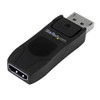StarTech DisplayPort to HDMI Adapter, 4K 30Hz Compact DP 1.2 to HDMI 1.4 Video Converter, Passive DP++ to HDMI Monitor/Display Adapter - 1 x 20-pin DisplayPort DisplayPort 1.2 Digital Audio/Video Male