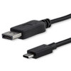 StarTech 3ft/1m USB C to DisplayPort 1.2 Cable 4K 60Hz - USB Type-C to DP Video Adapter Monitor Cable HBR2 - TB3 Compatible - Black