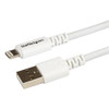 StarTech 3m (10ft) Long White AppleÂ® 8-pin Lightning Connector to USB Cable for iPhone/ iPod/ iPad - Cable for iPhone, Mobile Device, MAC - First End: 1 x USB Type A - Male