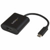 StarTech USB C to 4K HDMI Adapter - 4K 60Hz - Thunderbolt 3 Compatible - USB Type C to HDMI Video Display Adapter - 1 x 24-pin Type C USB Male - 1 x 19-pin HDMI Digital Audio/Video Female - 3840 x 2160 Supported - Black