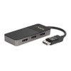 StarTech 3-Port DisplayPort 1.4 Splitter, DisplayPort to 3x DP Multi-Monitor Adapter, Triple 4K Computer MST Hub, Windows Only~3-Port Multi Monitor Adapter, DisplayPort 1.4 to Triple 4K DP Video